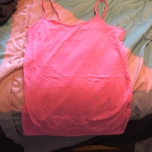 pink tank top. size M